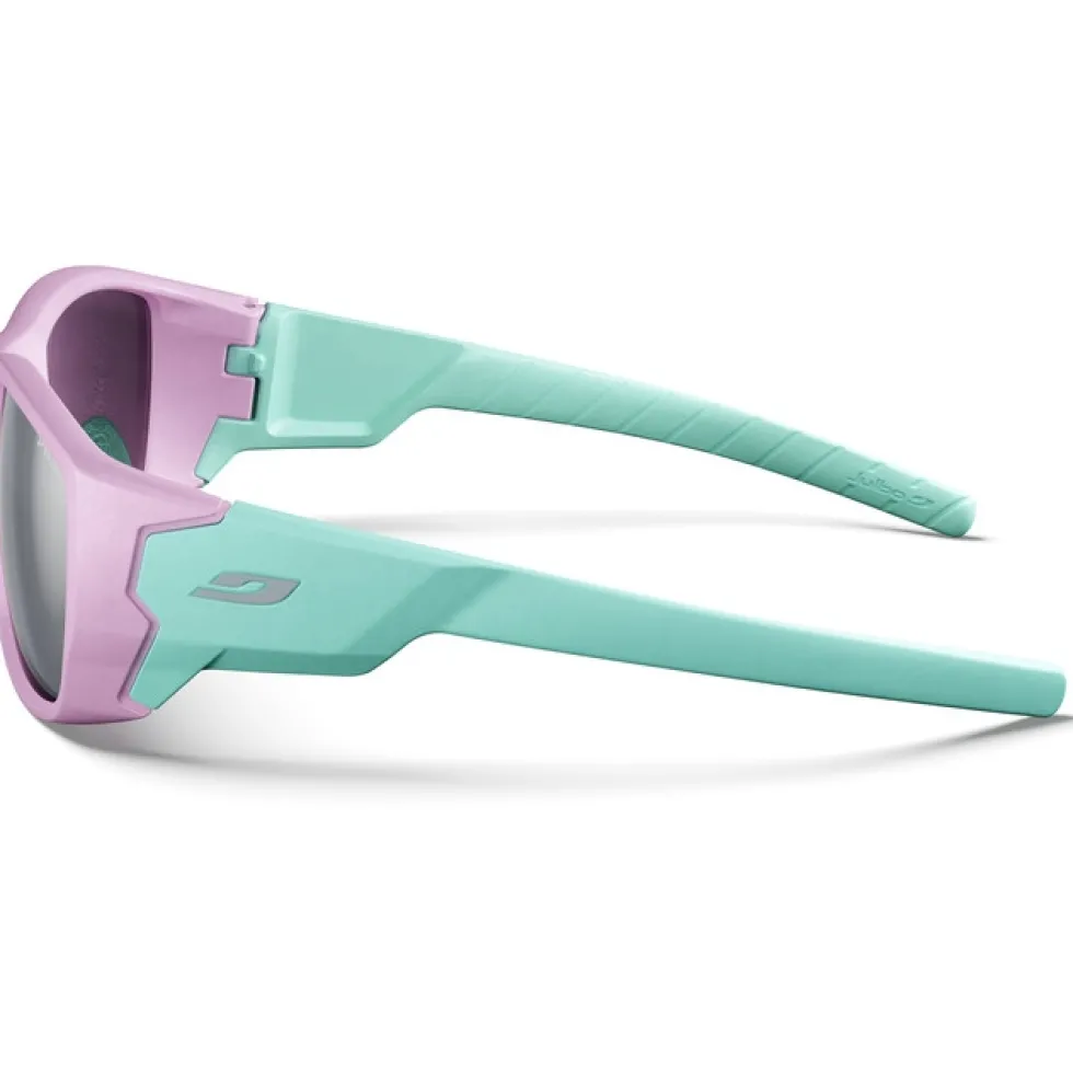 Julbo Stronger Spectron 3 Zonnebrillen voor kinderen - Pink / Mint - Grey Silver Flash