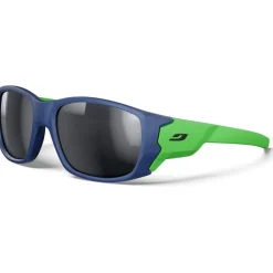 Brillen Kinderen < Julbo Stronger Spectron 3 Zonnebrillen voor kinderen - Dark Blue / Green - Grey Silver Flash