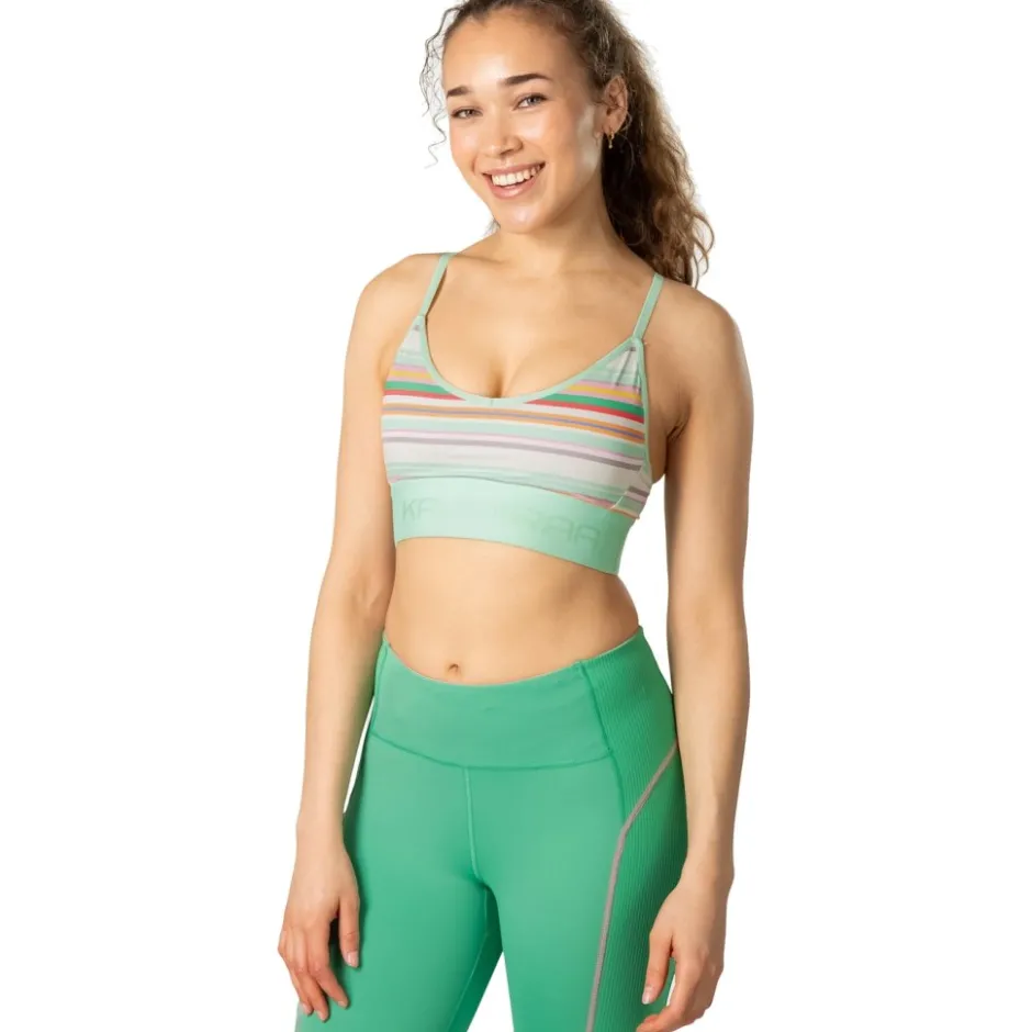 Ondergoed|Sport Bh'S < Kari Traa Var Printed port-BH Dame - tea