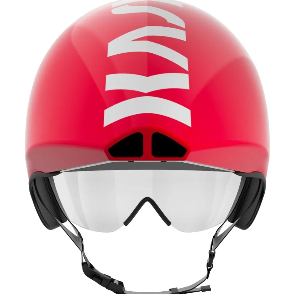 KASK Mistral Trial Helmet - Black/Red