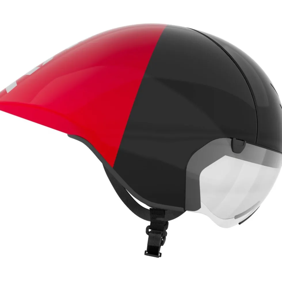 KASK Mistral Trial Helmet - Black/Red