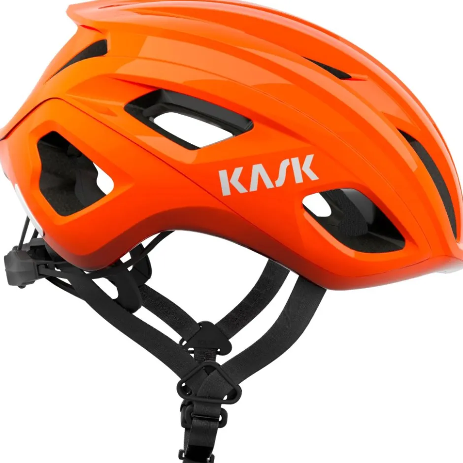 Racefietshelmen < KASK ojito³ WG11 Racefiethe - Orange Fuo