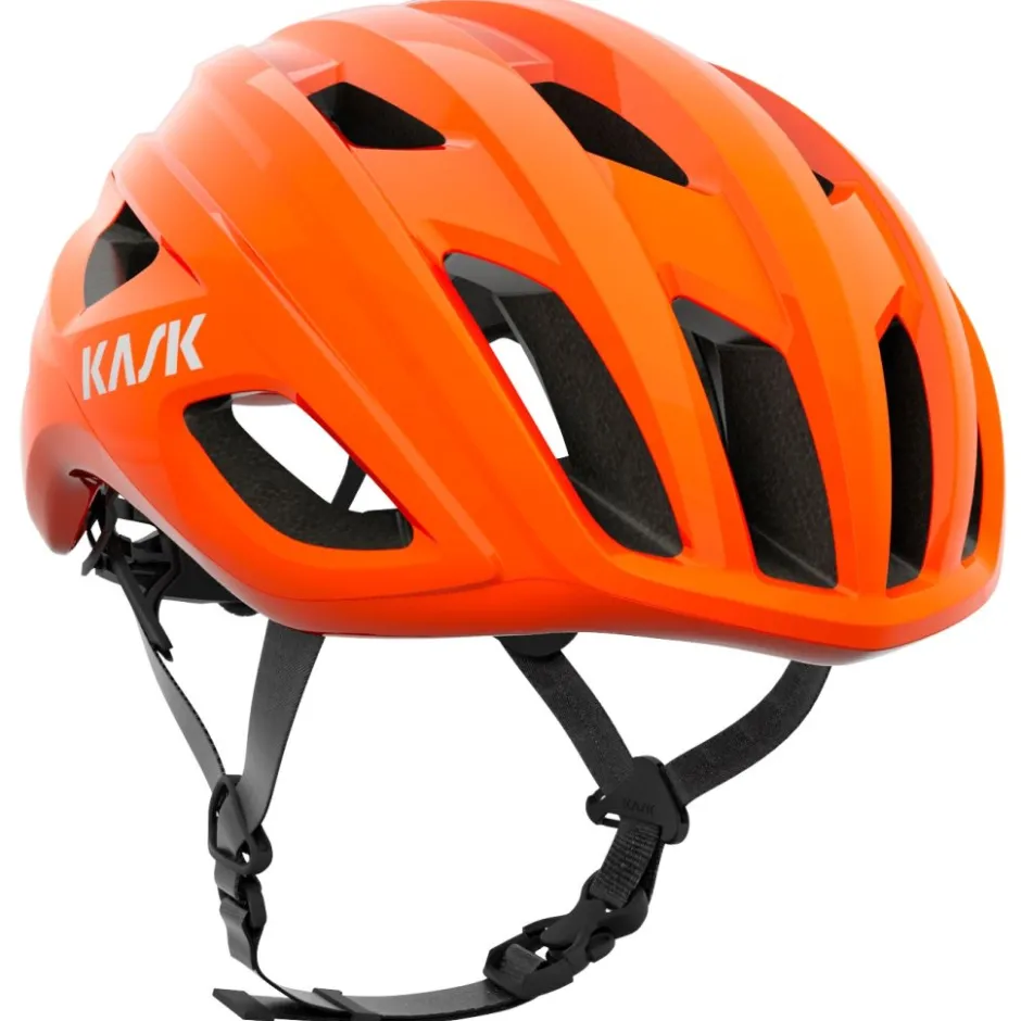 Racefietshelmen < KASK ojito³ WG11 Racefiethe - Orange Fuo