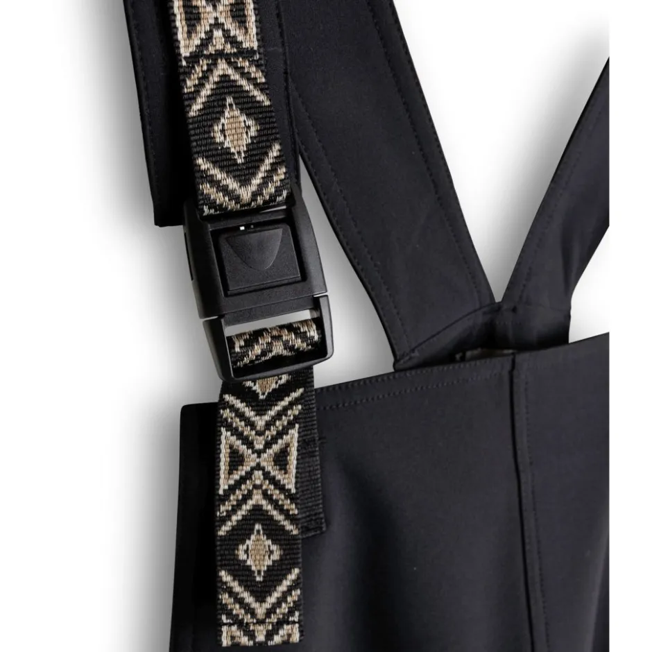 Broeken & Rokken < KAVU Montanita Jumper Tuinbroek Dame - Black