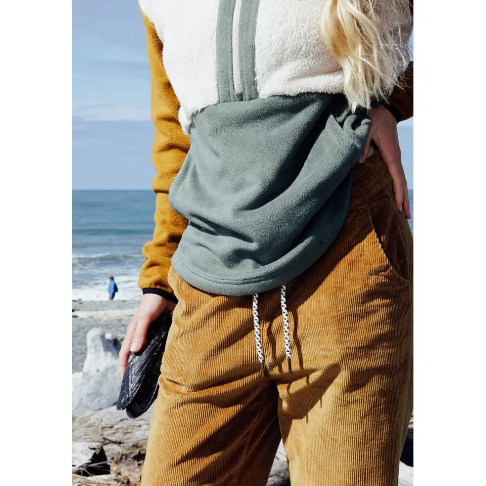 KAVU Timber Lane Fleece Trui Dames - Pine Tree Block