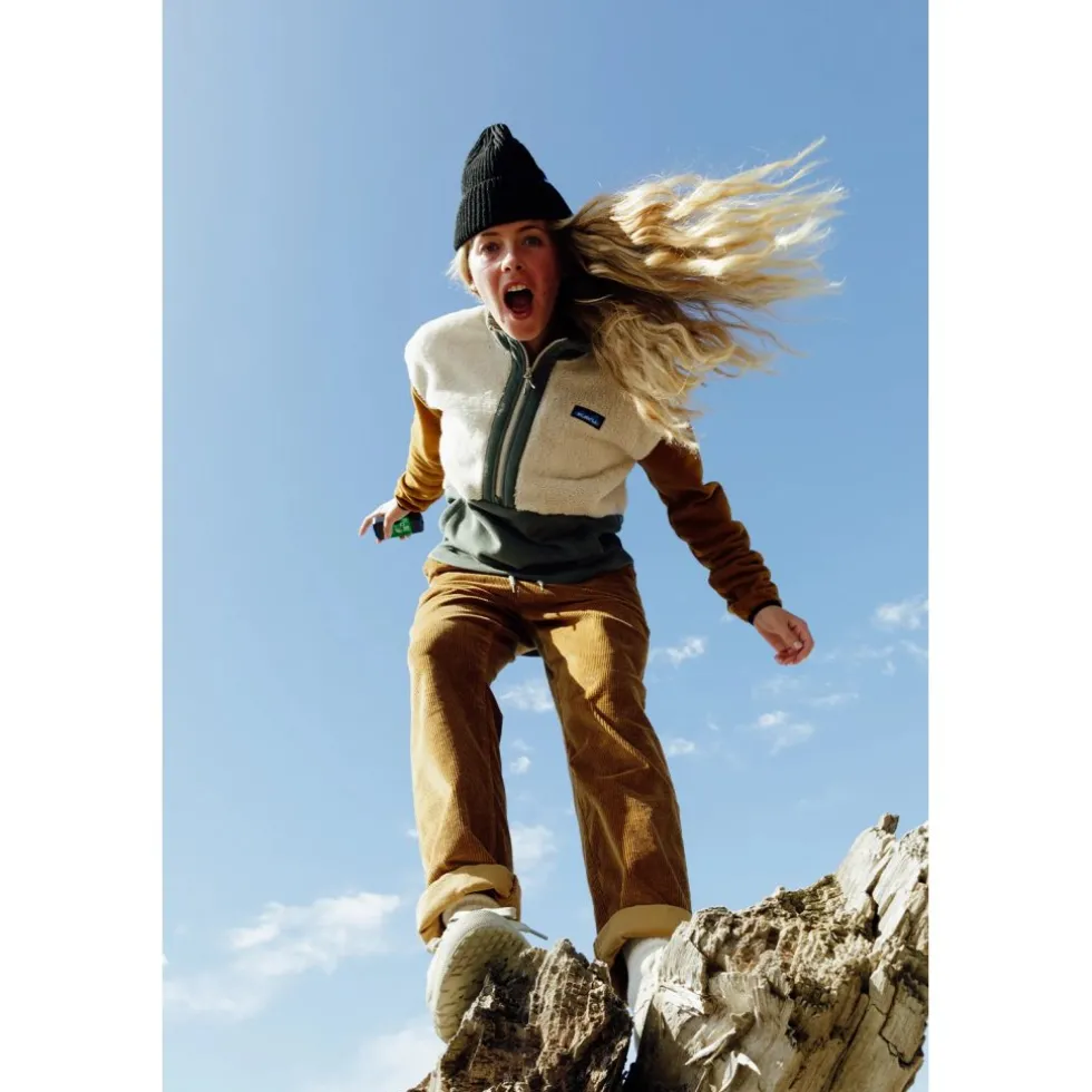 KAVU Timber Lane Fleece Trui Dames - Pine Tree Block