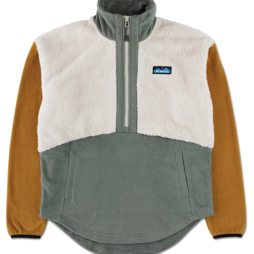 KAVU Timber Lane Fleece Trui Dames - Pine Tree Block