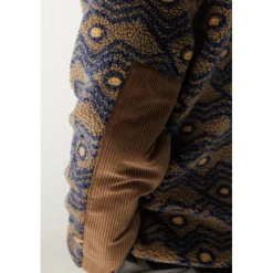 KAVU Wayside Fleece Jas Heren - Walnut Mountain