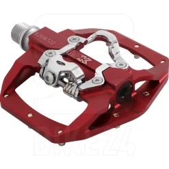 KCNC FR TRAP Clipless Pedal with Steel Axle - red