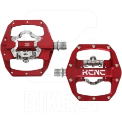 KCNC FR TRAP Clipless Pedal with Steel Axle - red