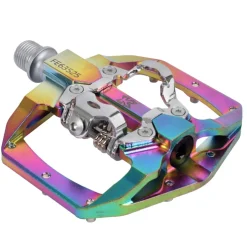 KCNC FR TRAP Clipless Pedal with Steel Axle - oilslick