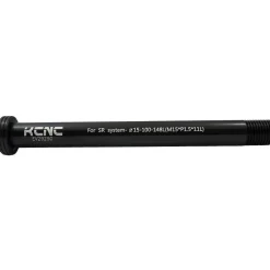 KCNC Thru Axle KQR08 - 15x100mm - 6061AL - black