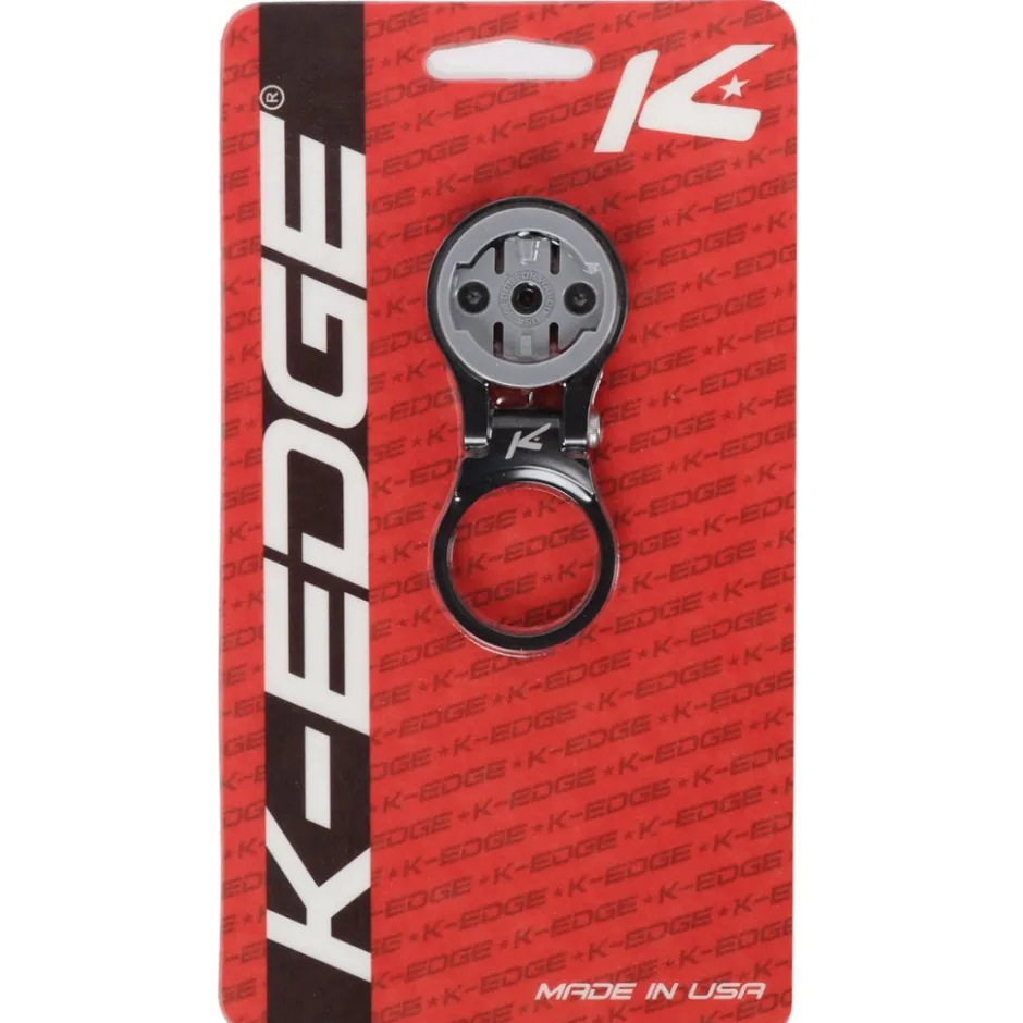 Fietscomputer Houders|Houders Voor Fietscomputers < K-Edge Wahoo Adjustable Stem Fietscomputer-Houder - zwart