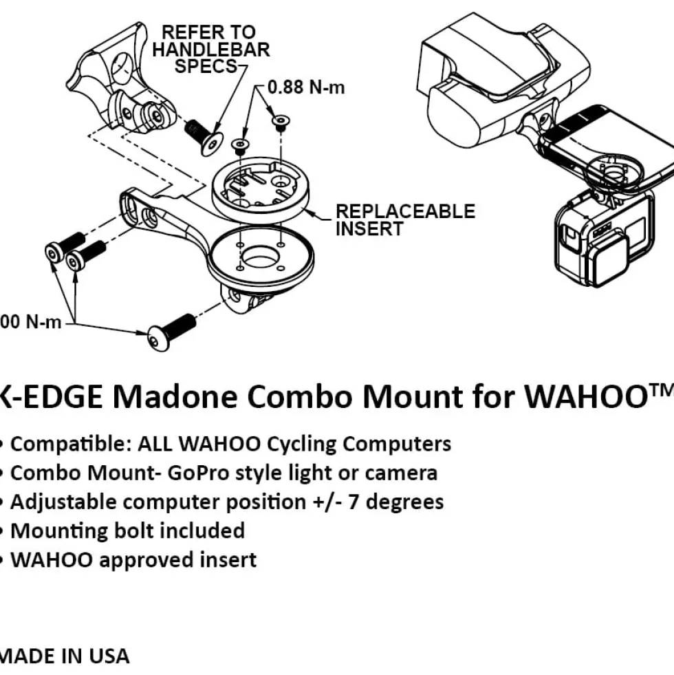 K-Edge Wahoo Gen 7. Madone Combo Houder