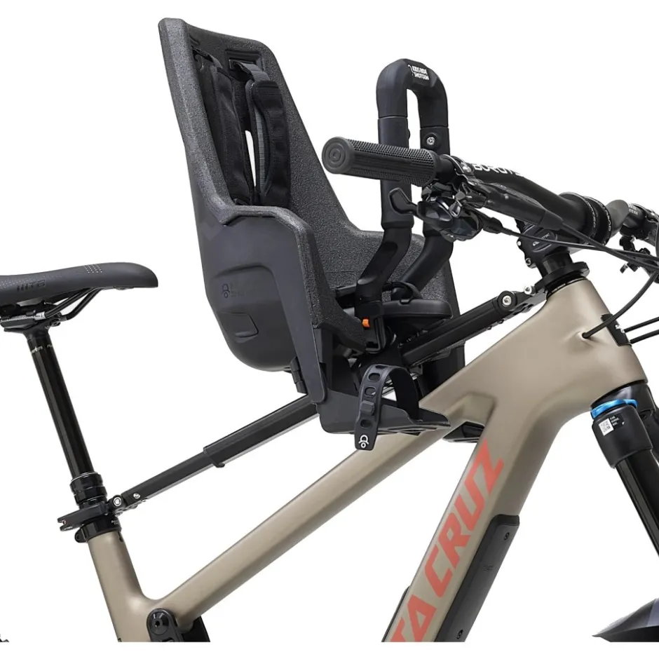 Kinderzitjes < Kids Ride Shotgun Front Mounted Pro EVO MTB Fiets-Kinderzitje Combiset - zwart