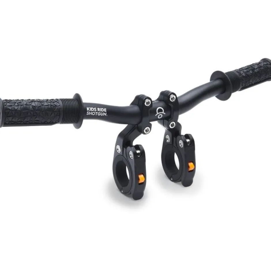 Kinderzitjes < Kids Ride Shotgun Front Mounted Pro EVO MTB Fiets-Kinderzitje Combiset - zwart