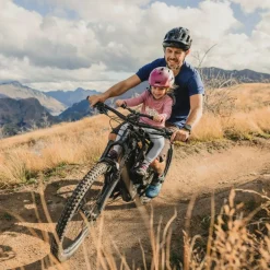 Kinderzitjes < Kids Ride Shotgun Front Mounted Pro EVO MTB Fiets-Kinderzitje Combiset - zwart