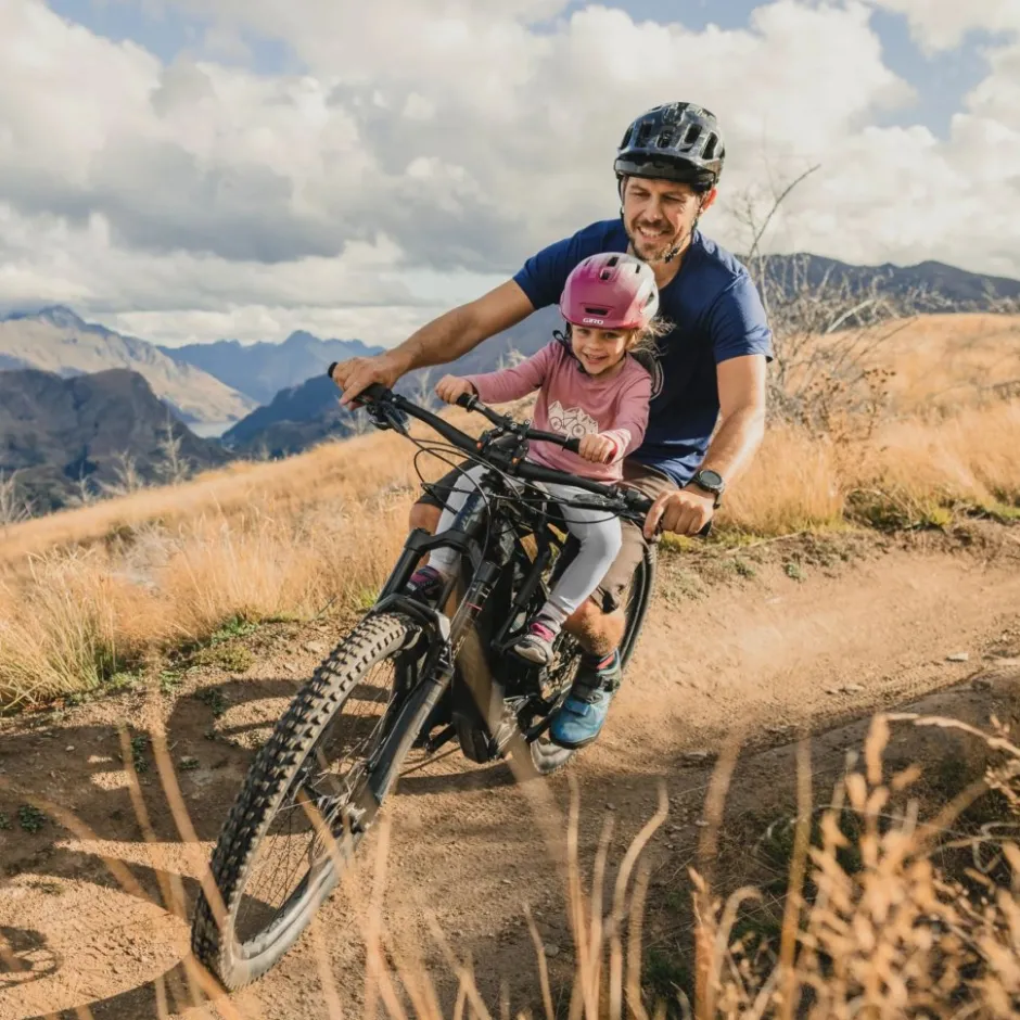 Kinderzitjes < Kids Ride Shotgun Front Mounted Pro EVO MTB Fiets-Kinderzitje Combiset - zwart
