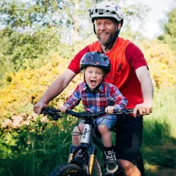 Kinderzitjes < Kids Ride Shotgun Front Mounted Pro EVO MTB Fiets-Kinderzitje Combiset - zwart