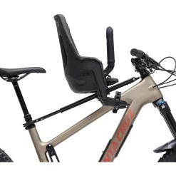 Kinderzitjes < Kids Ride Shotgun Front Mounted Pro EVO MTB Fiets-Kinderzitje Combiset - zwart