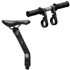 Kids Ride Shotgun 2.0 MTB Kinderzitje en Opzetstuur Combi - zwart