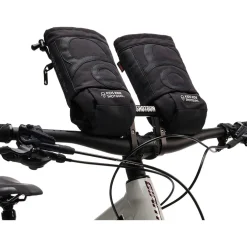 Kids Ride Shotgun Pogies Stuurmanchetten - zwart