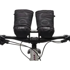Kids Ride Shotgun Pogies Stuurmanchetten - zwart