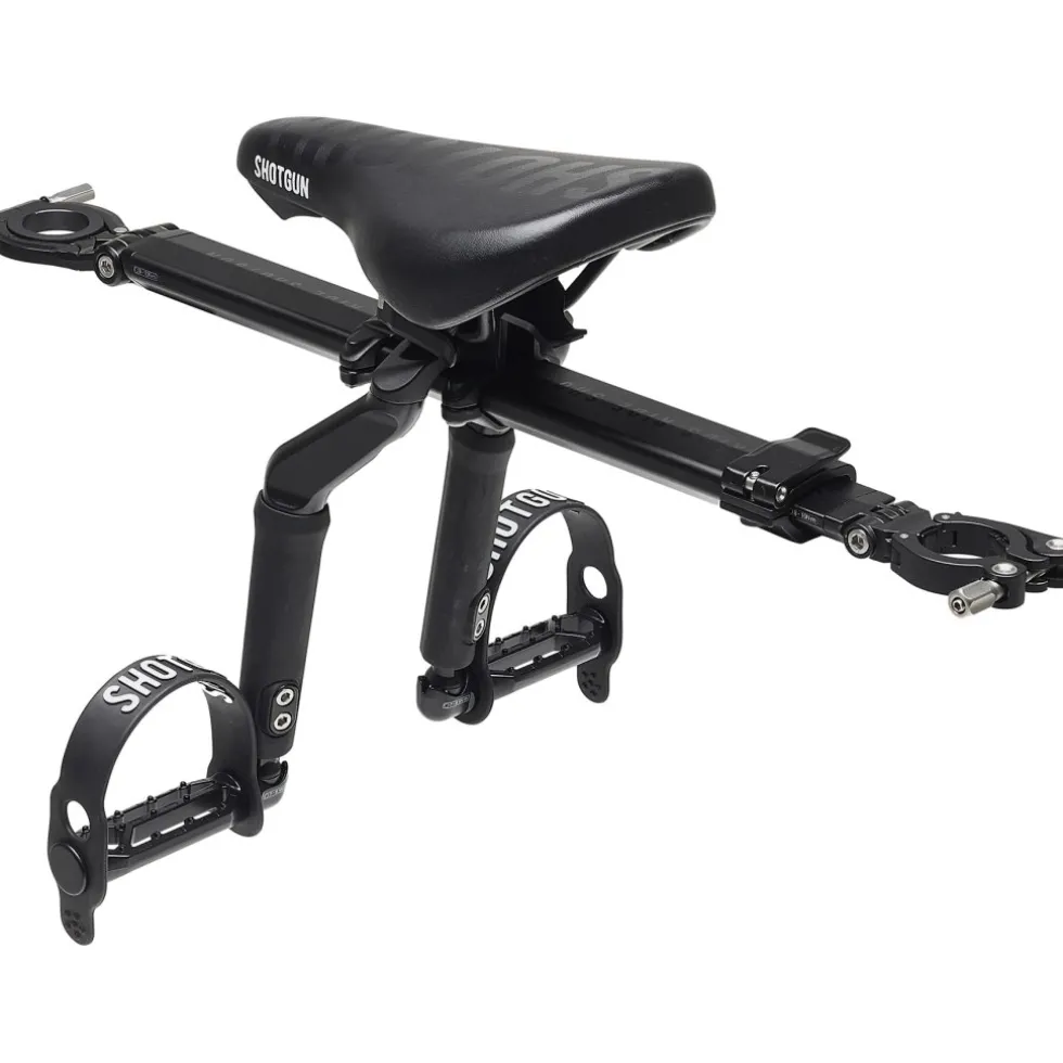 Kids Ride Shotgun Pro Kids MTB Fiets-Kinderzitje - zwart