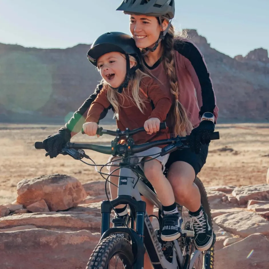 Kinderzitjes < Kids Ride Shotgun Pro Kinderstuur voor MTB-Kinderzitje - zwart