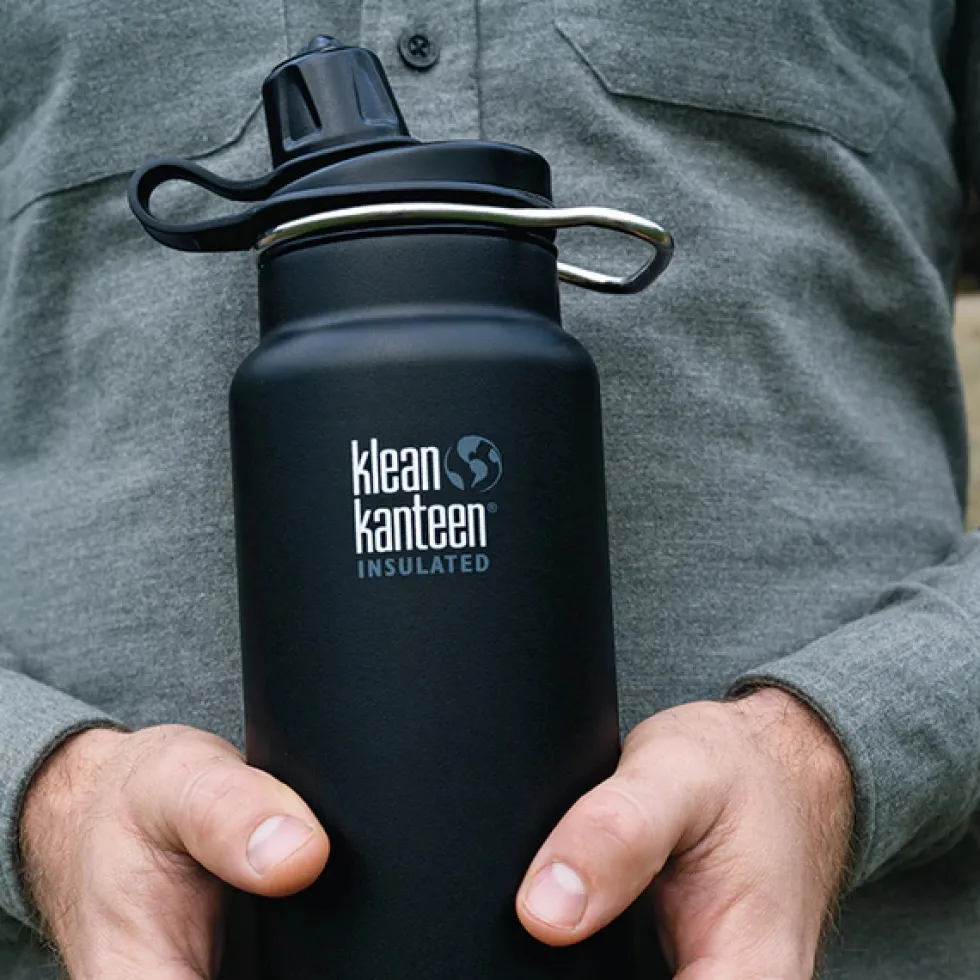 Klean Kanteen Chug Cap voor TKWide-Flessen - Zwart