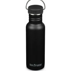 Outdoor Flessen & Thermosflessen < Klean Kanteen Classic Drinkfles met Loop Cap 800ml - zwart