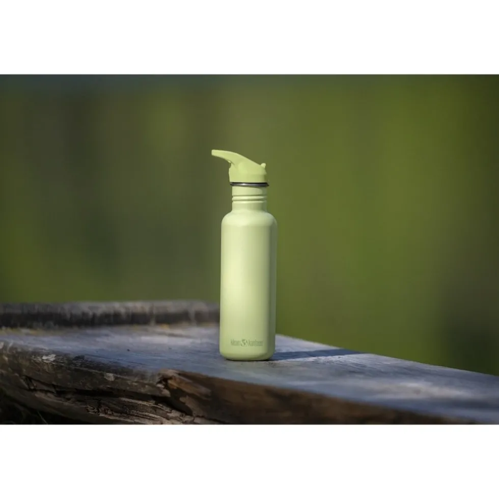 Klean Kanteen Classic Flip Sport Cap Drinkfles - 800ml - shadow lime