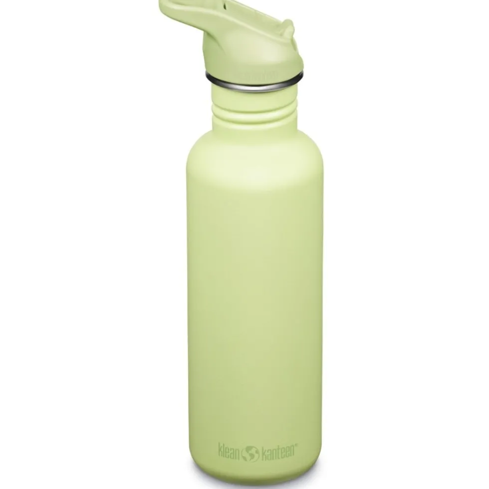 Klean Kanteen Classic Flip Sport Cap Drinkfles - 800ml - shadow lime