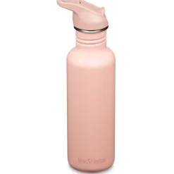 Klean Kanteen Classic Flip Sport Cap Drinkfles - 800ml - peach parfait