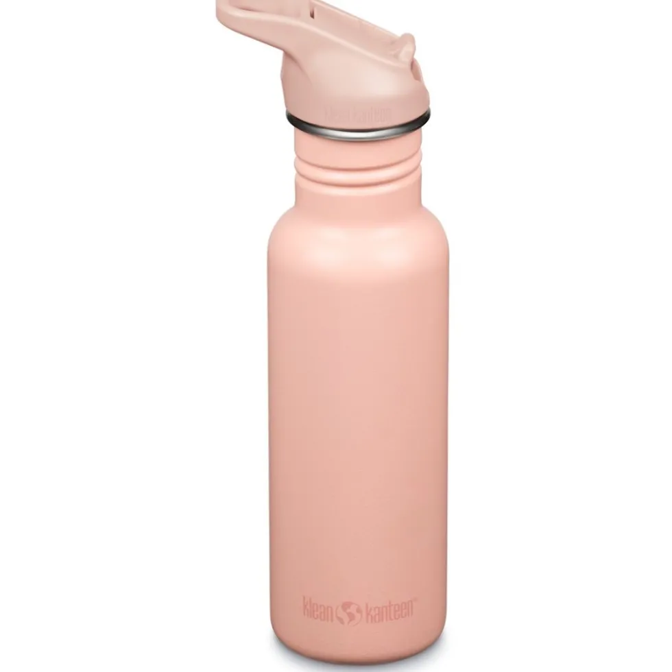 Klean Kanteen Classic Flip Sport Cap Drinkfles - 532ml - peach parfait