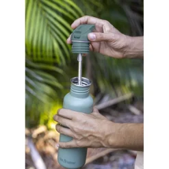 Outdoor Flessen & Thermosflessen < Klean Kanteen Classic Flip Sport Cap Drinkfles - 800ml - brushed stainless