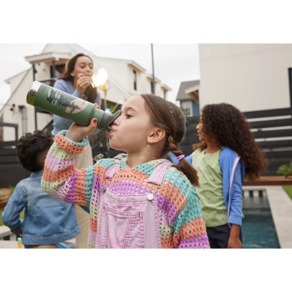 Klean Kanteen Kid Classic Flip Sport Cap Isoleerfles - 355ml - launch plan