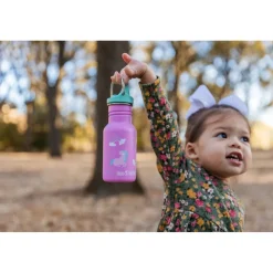 Klean Kanteen Kid Classic Waterfles + Sippy Dop - 355ml - mushrooms