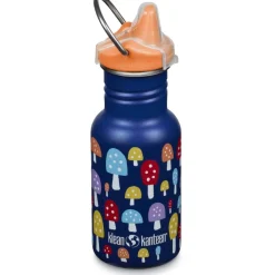 Klean Kanteen Kid Classic Waterfles + Sippy Dop - 355ml - mushrooms