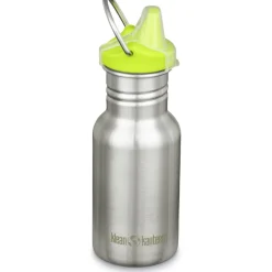 Klean Kanteen Kid Classic Waterfles + Sippy Dop - 355ml - brushed stainless