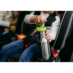 Klean Kanteen Kid Classic Waterfles + Sippy Dop - 355ml - brushed stainless