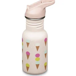 Klean Kanteen Kid Classic Flip Sport Cap Drinkfles - 355ml - ice cream