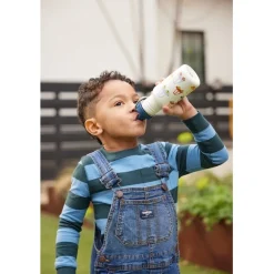 Klean Kanteen Kid Classic Waterfles + Sippy Dop - 355ml - happy flowers