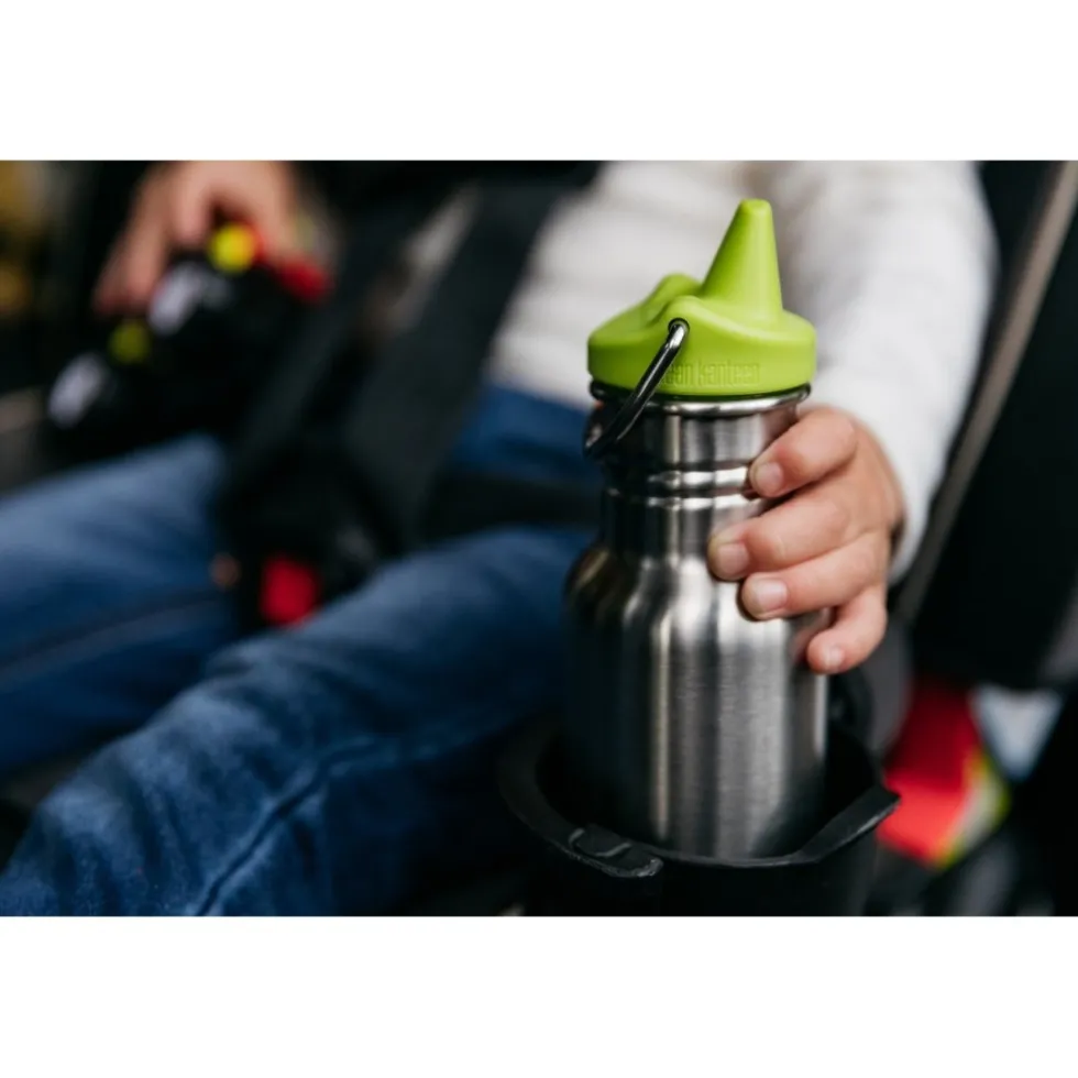 Klean Kanteen Kid Classic Waterfles + Sippy Dop - 355ml - happy flowers