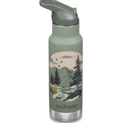 Outdoor Flessen & Thermosflessen < Klean Kanteen Kid Classic Flip Sport Cap Isoleerfles - 355ml - mountain scape