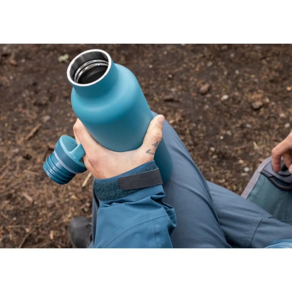 Klean Kanteen RISE Classic VI Isolatiefles 592 ml met Arch Loop Cap - brittany blue