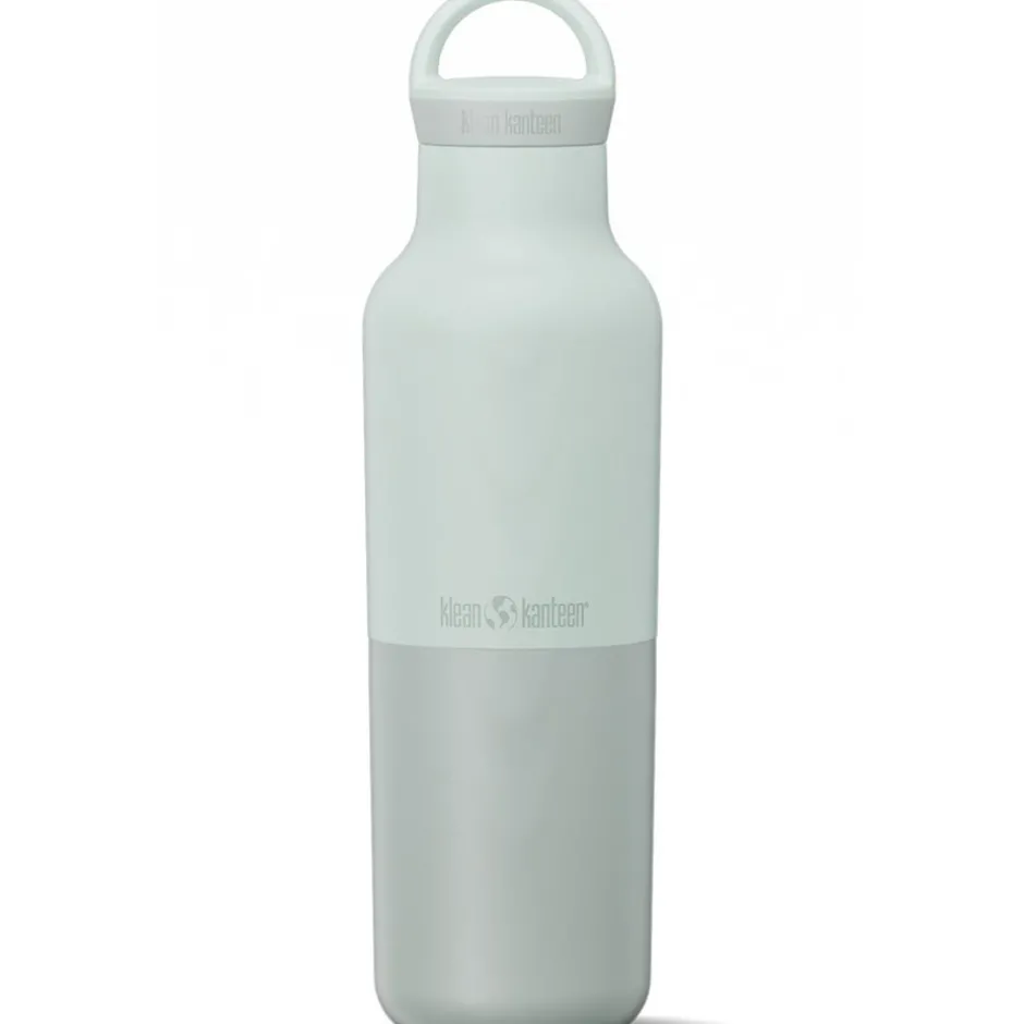 Outdoor Flessen & Thermosflessen|Bidons < Klean Kanteen RISE Classic VI Isolatiefles 592 ml met Arch Loop Cap - barely blue