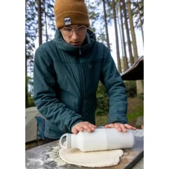 Outdoor Flessen & Thermosflessen|Bidons < Klean Kanteen RISE Classic VI Isolatiefles 592 ml met Arch Loop Cap - barely blue