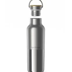 Bidons|Outdoor Flessen & Thermosflessen < Klean Kanteen RISE Reflect VI Isolatiebeker 592 ml met bamboe-lusdop - brushed stainless