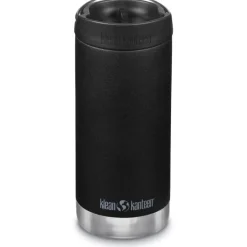 Outdoor Flessen & Thermosflessen < Klean Kanteen TKWide Isoleerfles met Cafédop - 355ml - zwart